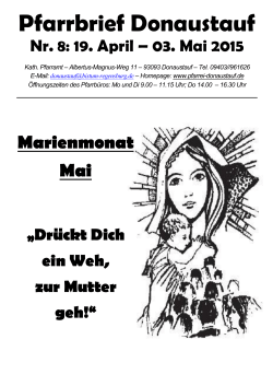 19.04. - 03.05.2015 - Pfarrei Donaustauf