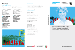 Flyer zur Lesereise Katja Thimm Mai/Juni 2015 ( PDF 972 kb )
