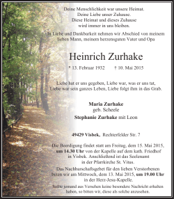 Heinrich Zurhake - ov