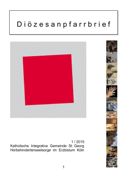 Pfarrbrief als PDF - Sankt Georg · Köln