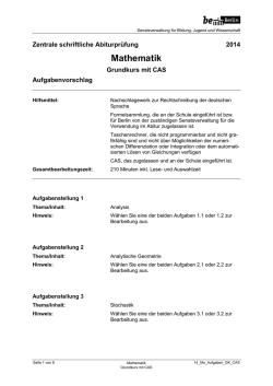 Grundkurs mit CAS - Bildungsserver Berlin