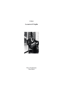 La morte di Virgilio - Istituto Gramsci Grosseto