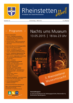 Nachts ums Museum - Stadt Rheinstetten