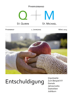 aktuellen Ausgabe - Pfarrei St. Quirin in Aubing