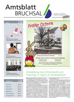 Amtsblatt - Stadt Bruchsal