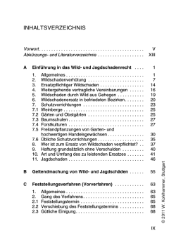 INHALTSVERZEICHNIS