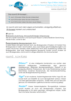 Pilates Basic / 10 Wochen Kurs