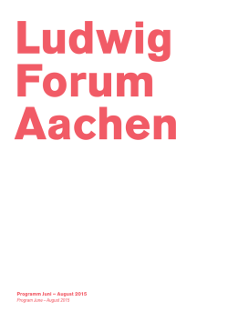 Neue Bücher - Ludwig Forum für Internationale Kunst