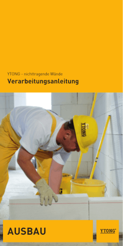 Verarbeitungsanleitung
