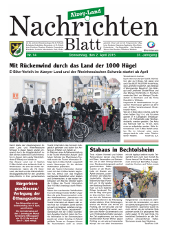 Mit Rückenwind durch das Land der 1000 Hügel Stabaus in