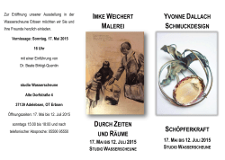 IMKE WEICHERT MALEREI DURCH ZEITEN UND RÄUME
