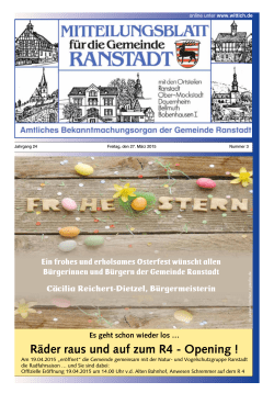 Räder raus und auf zum R4 - Opening !