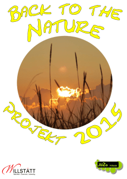 Heft "Back to the Nature"