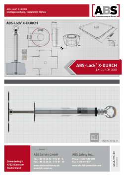 ABS-Lock® X-DURCH