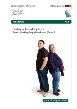Einstieg in Ausbildung durch