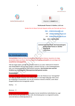 Scheidungsformular 2015 alle