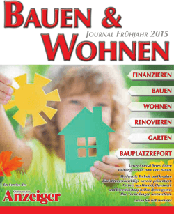 Bauen und Wohnen Osterholz - Frühling 2015