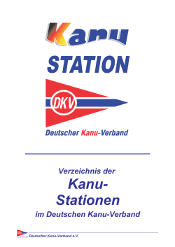 Kanu- Stationen - Deutscher Kanu