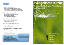 2015 - Evangelische Kirche Thale