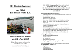 30. Rheinschwimmen - DLRG Bad Honnef