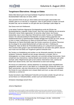 Kolumne 2. Mai 2015