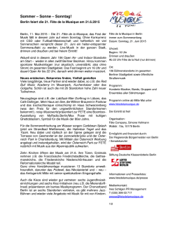 FdM Berlin Pressemeldung vom 11.5.2015