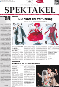 April 2015 - Das Meininger Theater