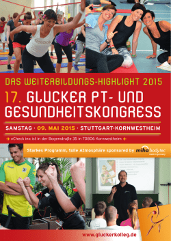 Glucker Kongress 2015