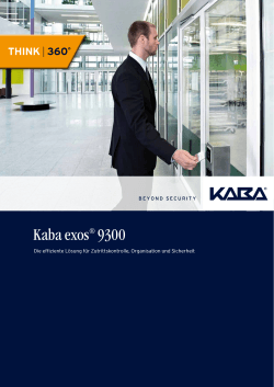 Kaba exos® 9300