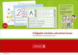 Erfolgreich schreiben und rechnen lernen