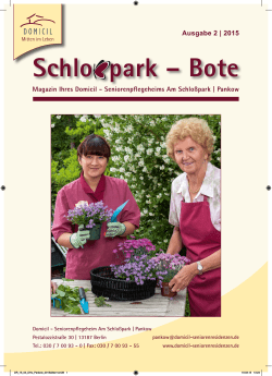 Jetzt downloaden - DOMICIL Seniorenresidenzen