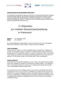Deutsch-Mobile-Ausschreibung 2015/2016