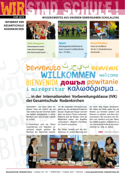 Aktueller Info-Brief - Gesamtschule Rodenkirchen