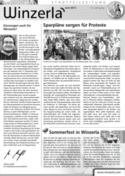 Stadtteilzeitung Juni