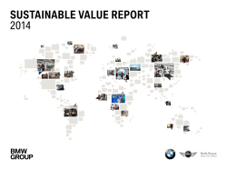 SUSTAINABLE VALUE REPORT 2014