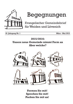 Begegnungen - Ev. Kirche Weiden/Lövenich