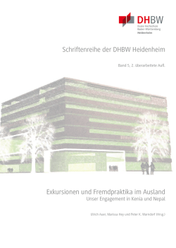 Schriftenreihe der DHBW Heidenheim Exkursionen und