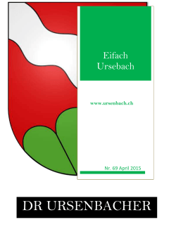 April 2015 - Ursenbach