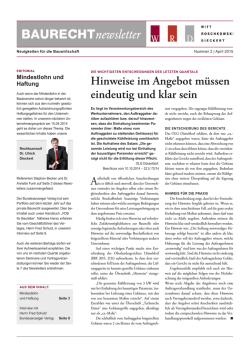 Hinweise im Angebot m&uuml;ssen eindeutig und klar sein