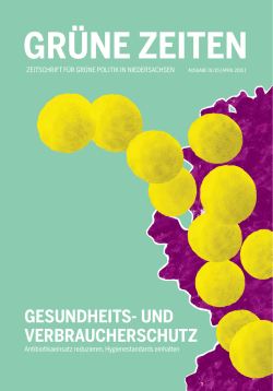 GR&Uuml;NE ZEITEN April 2015 - B&uuml;ndnis 90/Die Gr&uuml;nen