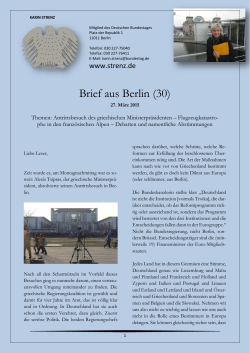 Brief aus Berlin (30)