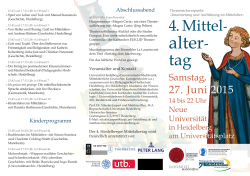 Programm-Flyer - Germanistik