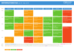 INFORMATIONSTAG AM 09. MAI 2015