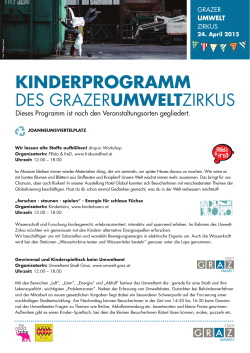 Programm - Stadt Graz!