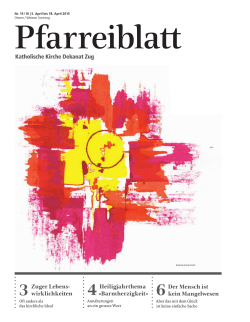 Nr. 15/16 - Pfarreiblatt