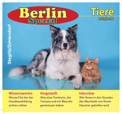 Steglitz/Zehlendorf - Tierbranchenverzeichnis