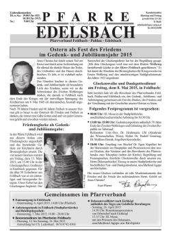 Edelsbach Pfarre 2015.indd - Gemeinde Edelsbach bei Feldbach
