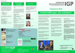 IGP 2015 HJ 1 Entwurf 2 - Zukunftswerkstatt therapie kreativ