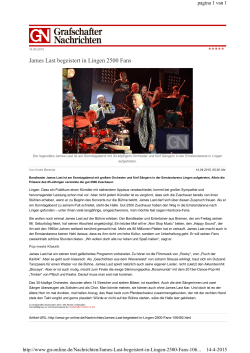 James Last begeistert in Lingen 2500 Fans