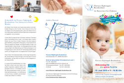 Flyer Kaiserswerther Baby Messe - Florence